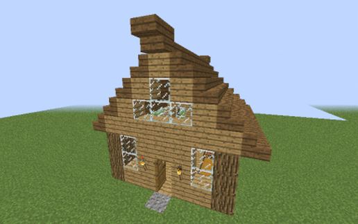 Simple but nice house :-) schematic - building