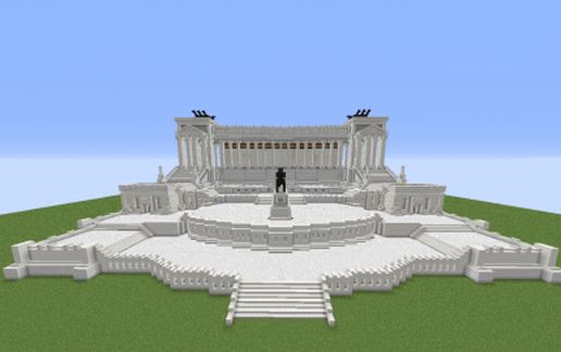 Temple / Piazza Venezia schematic - building