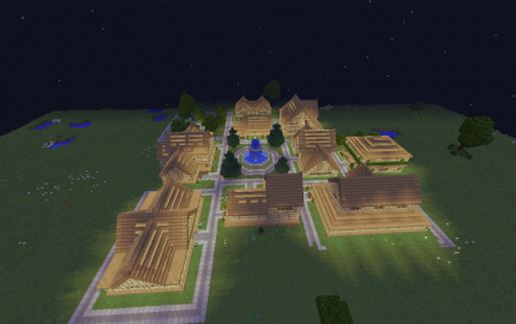 village schematic - building