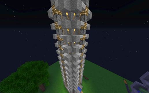 Automatic Pumpkin/Melon Farm schematic - building
