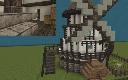 Bonetown Windmill schematic - building