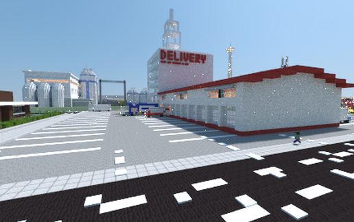 Mail-Craft Post Delivery Service Zone schematic - building