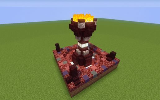 Nether Torch schematic - building