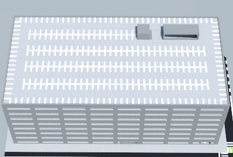 9-story Parking Garage schematic - building