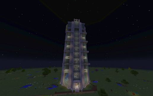 Luxury Tower schematic - building