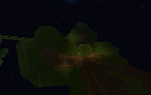 ultra huge jungle tree