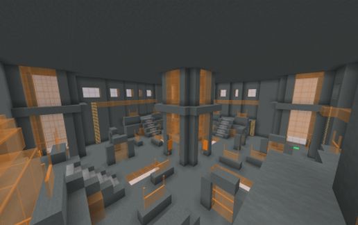 Futurist Quake schematic - building