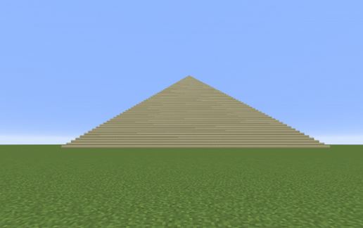 Sandstone Pyramid schematic - building