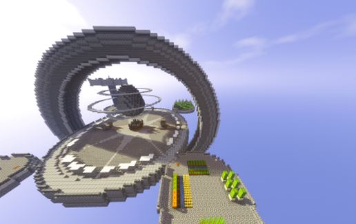 Skyblock Island schematic - building