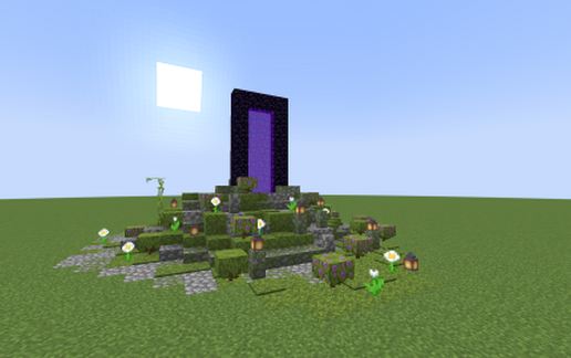 Nether portal schematic - building