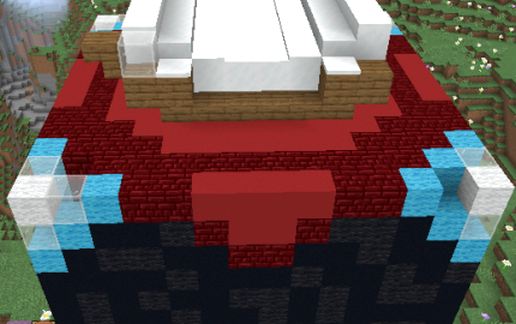 enchanting table statue schematic - building