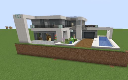 modern Villa schematic - building