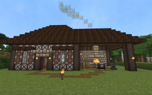 Tudor Style BlackSmith schematic - building