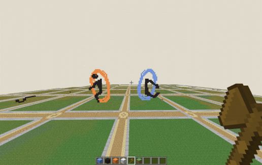 Portal Pixel Art schematic - building