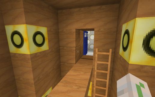 Bigger-on-the-inside TARDIS schematic - building