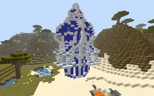 Wool/Quartz Castle Tower schematic - building