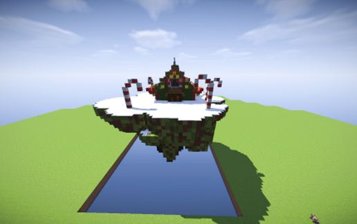 Xmas floating island schematic - building