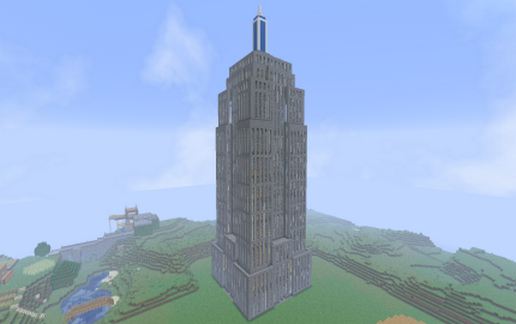 Empire State Building schematic - building