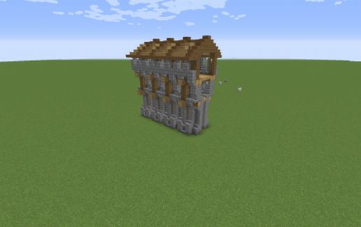Medieval Wall 16long schematic - building