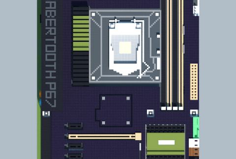 Intel P67 SABERTOOTH (ASUS TUF Series) schematic - building