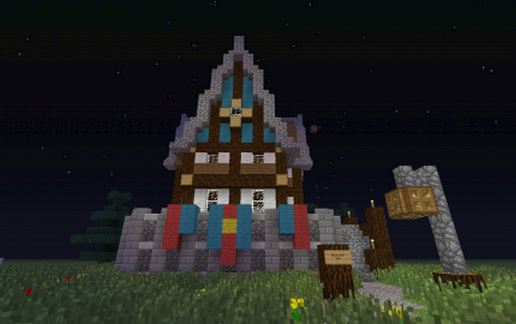 Blue Wolf Inn schematic - building
