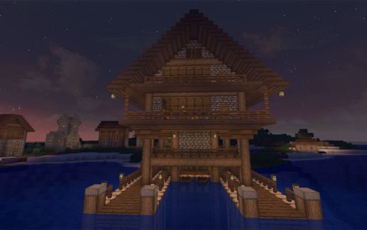 Lake House schematic - building