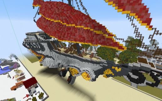 flying ship schematic - building