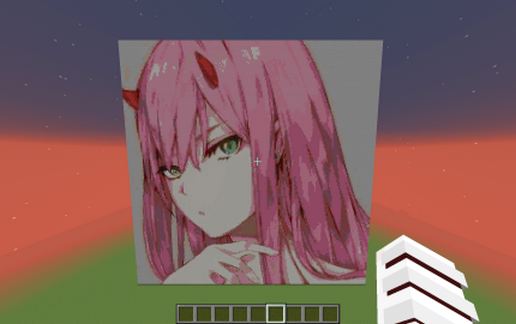 Zero Two Pixel Art schematic - building