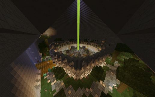Pyramid with interior