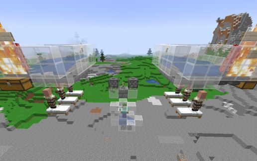 Simple Iron Farm (Litematica)[LogicalGeekBoy] schematic - building