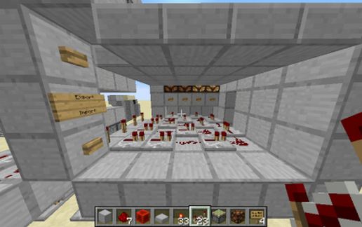 Redstone "Brain" schematic - building