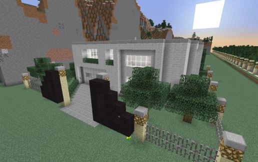Medium Sized Modern House schematic - building