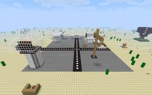 Big Airfield, with realistic planes, and control tower Etc...