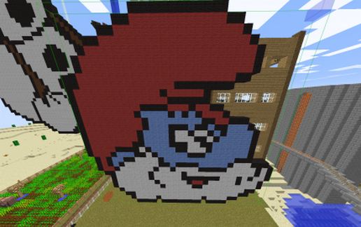 Papa Smurf schematic - building