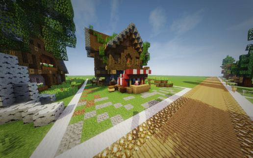 Medieval house 02 schematic - building