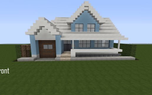 suburban house schematic - building