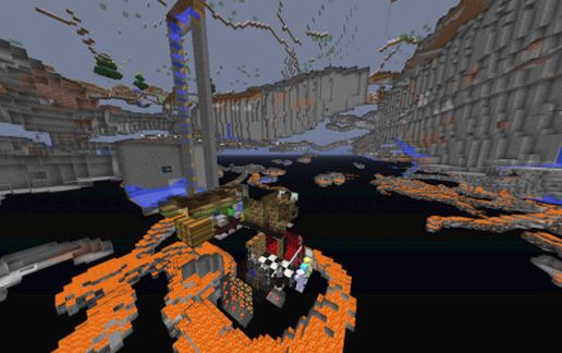 Decorated XP farm