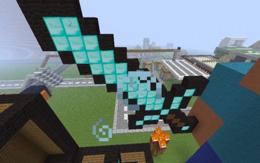 Steve Holding a Sword [FIXED*]