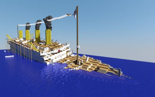 H.M.H.S. Britannic sinking schematic - building