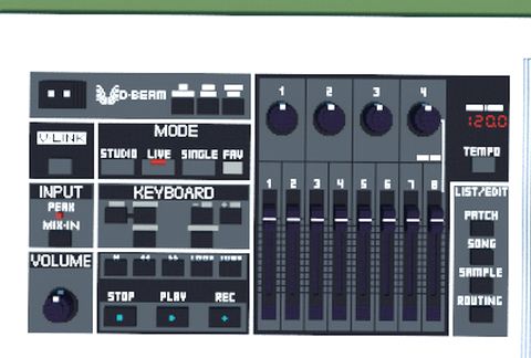 Roland Fantom G6 MIDI Synthesizer
