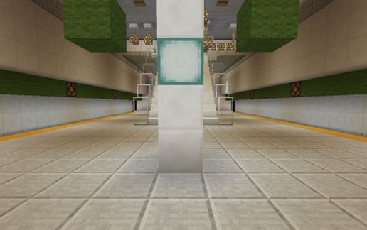 metro station-underground schematic - building