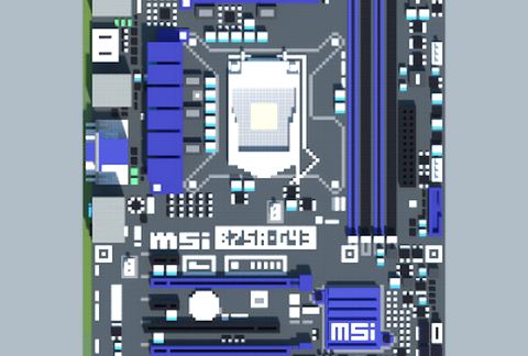 Intel B75A-G43 (MSI) schematic - building