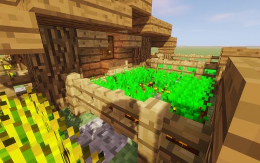 Small convenient farm house