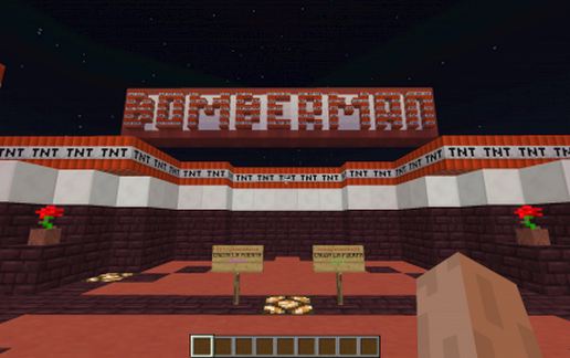 BomberMan MiniGame schematic - building