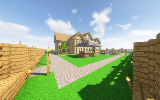 The Wooden Manor (Furnished) schematic - building