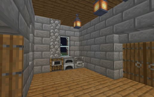 Castle in chunk schematic - building