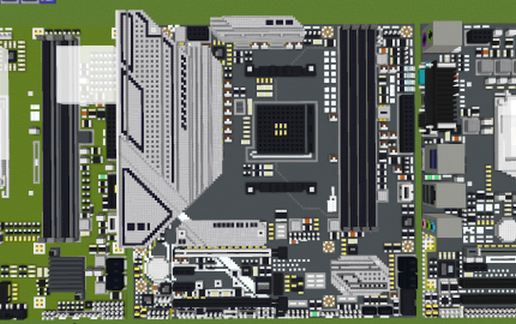 AMD B550M-MORTAR MAX WIFI (MSI MAG Series) schematic - building