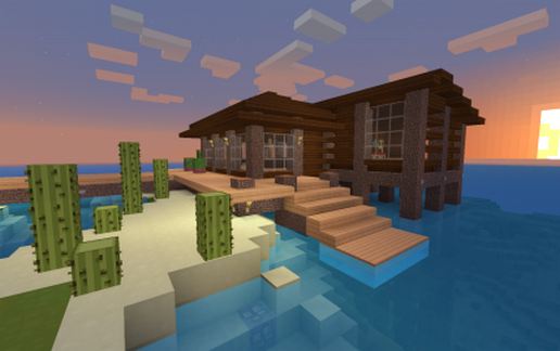 House on stilts schematic - building