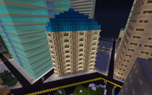 Glamour Diagonal Building schematic - building