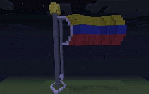 Colombie Flag - Bandera Colombia schematic - building